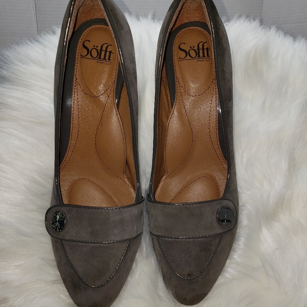 Gray Suede Pump sz.10M